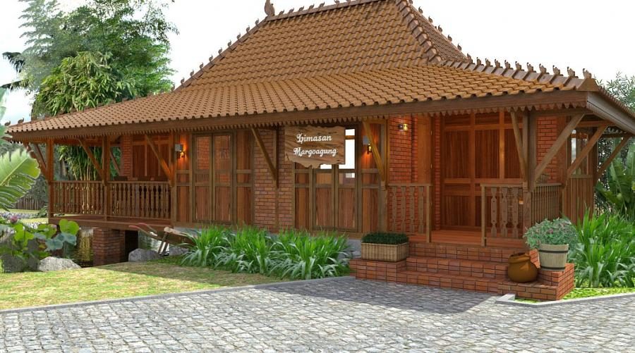  Foto  Rumah  Adat Jawa  Tengah  Aliniacob com